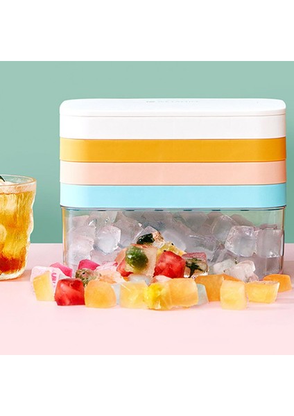 Pembe Tarzı 1 Adet Kapaklı Kürekli Buz Kalıbı Kalıp Yaratıcı Kare Şekil Buz Haznesi Dondurma Aracı Mutfak Aksesuarı (Yurt Dışından) fiyatları