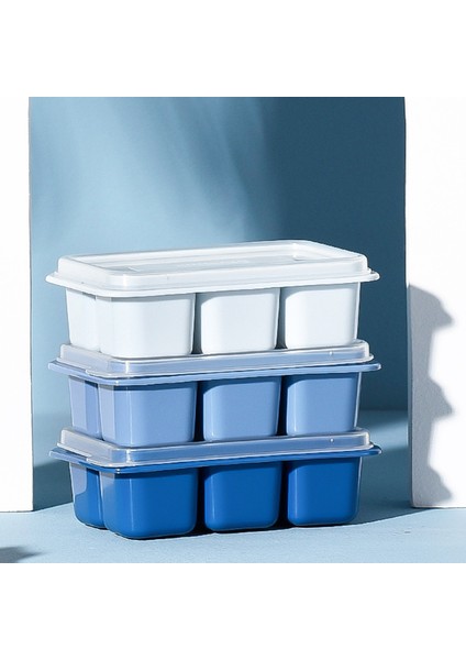 Gösterildiği Gibi Stil Xxl Kişiselleştirilmiş Buz Kutusu Kapaklı Küçük Kutu Buz Küpü Kalıbı Seti Mutfak Ev Yapımı Dıy Buz Tepsisi Hızlı Derin Dondurucu (Yurt Dışından)