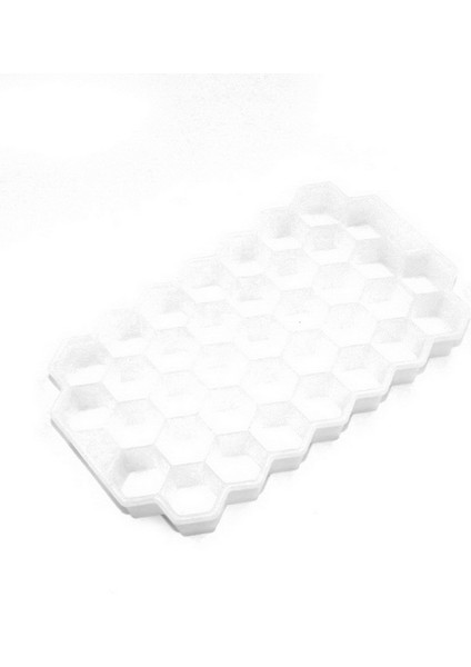 Beyaz Kapaksız Stil Buz Küpü Tepsisi 37 Izgaralar 1x1 cm Silikon Meyve Buz Küpü Yapıcı Kendin Yap Yaratıcı Küçük Buz Küpü Kalıbı Kare Şekil Mutfak Aksesuarları (Yurt Dışından)