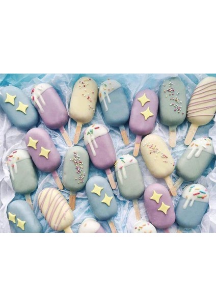 Büyük BOY4.8X9CM Tarzı 3D Kendin Yap Silikon Dondurma Kalıbı El Yapımı Ekolojik Popsicle Kalıbı Mousse Tatlı Dondurucu Sıkma Meyve Suyu Buz Küpü Tepsisi Varil Yapıcı Kalıp (Yurt Dışından)