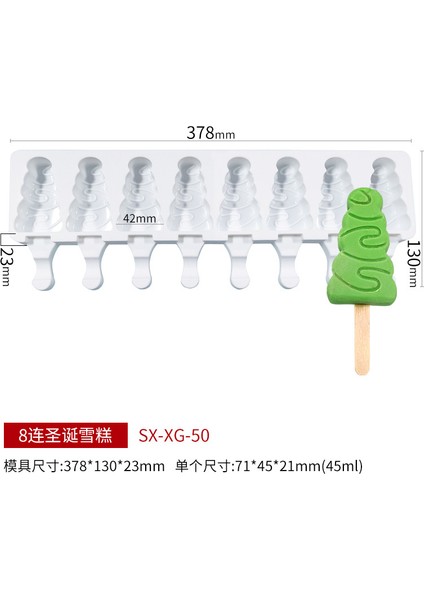 G Tarzı Silikon Dondurma Kalıpları Gıda Güvenli Popsicle Yapıcı Dondurma Kalıbı Çikolata Kalıpları Popsicle Kalıpları Silikon Kalıp (Yurt Dışından)