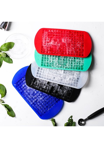 Beyaz Stil 160 Izgara 1X1CM Buz Kalıbı Silikon Meyve Buz Kalıbı Yapıcı Kendin Yap Yaratıcı Küçük Buz Kalıbı Kare Şekil Mutfak Aksesuarları (Yurt Dışından)