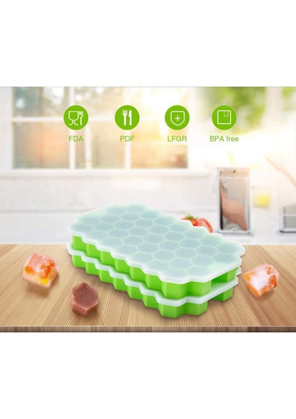 Kapaklı Mor Tarzı Silikon Petekli Taşınabilir 37 Dondurma Kalıbı, Çıkarılabilir Kapaklı Silikon Dondurma Kalıbı, Bpa Içermez. (Yurt Dışından) indirimleri