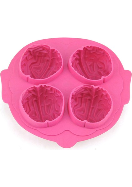 Siyah Stil Yaratıcı Beyin Modelleme Dondurma Kalıbı Kesici Dört Delikli Kurabiye Çikolata Sabun Pişirme Silikon Kalıp Mutfak Aracı (Yurt Dışından) fiyatları