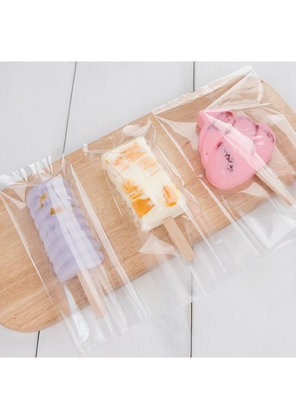 6cm 9cm Tarzı Upors Gıda Sınıfı Dondurmalık Poşetler Tek Kullanımlık Plastik Popsicle Poşetleri Dondurma Saklama Şeffaf Dondurma Kalıbı Poşeti (Yurt Dışından)