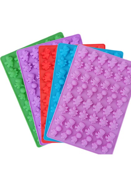 Kırmızı Stil Sevimli Küçük Dinozor Silikon Kalıpları Çikolata Kalıbı Buz Tepsi Kalıbı Yumuşak Şeker Kalıbı Damlatıcı ile XHC88 (Yurt Dışından) indirimleri