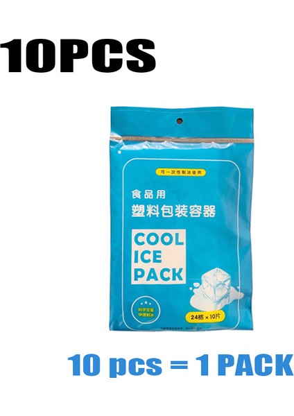 10 Adet Tarzı 30X19CM 100 Adet Kendinden Yapışkanlı Buz Küpü Poşeti Şeffaf Hızlı Dondurma Buz Yapım Kalıbı Mutfak Aletleri (Yurt Dışından)