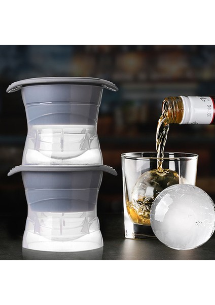Bl Tarzı Yuvarlak Buz Kalıbı Kapağı ile Plastik Buz Kalıbı Dondurucu Küresel Buz (Yurt Dışından) fiyatları