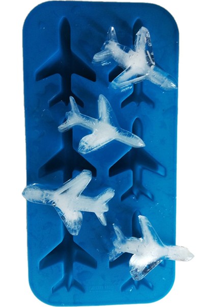 Mavi Stil Mavi 3D Jet Uçağı Silikon Fondan Çikolata Kalıbı Buz Küpü Kalıpları Için Pasta Dekorasyon Araçları (Yurt Dışından) fiyatları