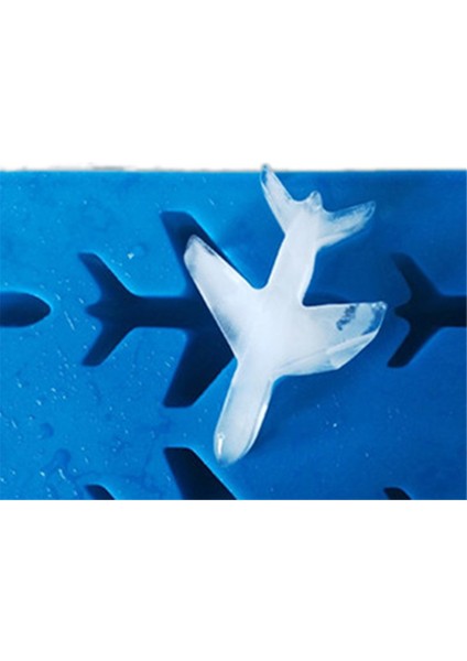 Mavi Stil Mavi 3D Jet Uçağı Silikon Fondan Çikolata Kalıbı Buz Küpü Kalıpları Için Pasta Dekorasyon Araçları (Yurt Dışından) modelleri