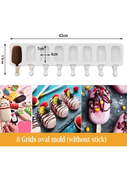 J Tarzı Hücre Magnum Silikon Kalıp Silikon Dondurma Kalıbı Dondurma Kalıpları Kendin Yap Dondurma Kalıbı Dondurma Yapma Kalıbı Buz Küpü Tepsisi (Yurt Dışından)