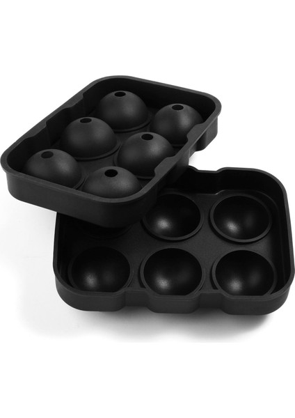 6 Top Stili Silikon Buz Küpleri Kalıp, Buzlu Şeker, Kek, Puding, Çikolata Kalıpları, Kolay Boşaltma Kare Şekilli Buz Küpü Kalıpları (Yurt Dışından)