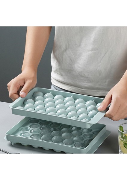 Gy Tarzı Yuvarlak Buz Kalıbı Kapağı ile Plastik Buz Kalıbı Dondurucu Küresel Buz (Yurt Dışından) indirimleri