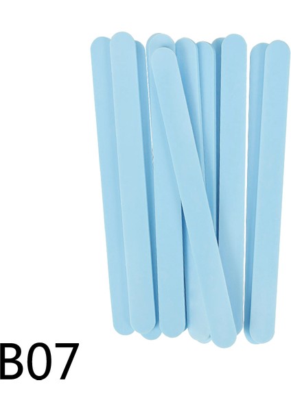 B07-10 Adet Tarzı Evde Çocuklar Için Dondurma Çubukları Yapımı Için Şeffaf Renkli Akrilik Pop Popsicle Çubukları Popsicle Kalıbı Malzemeleri Hawaii Partisi (Yurt Dışından)