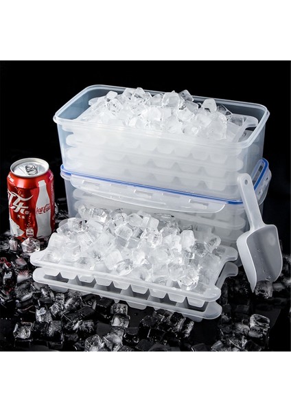 98 Süper Küçük Beyaz Stil Küçük Buz Küpü Kalıbı Kutusu Kapaklı & Kepçeli Meyve Dondurma Kalıpları Tepsisi Buzlu Tatlı Yapma Dıy Araçları Mutfak Buzdolabı Aksesuarları (Yurt Dışından) fiyatları