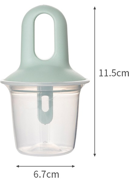 Kırmızı Stil 11.5x6.7cm Sıcak Mini Dondurmalı Toplu Dondurma Çubuğu Kalıbı Popsicle Kalıpları Bebek Kendin Yap Besin Aracı Meyve Shake Dondurma Kalıbı (Yurt Dışından)