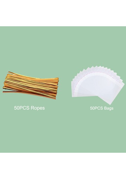 50 Adet Halat 50 Adet Çanta Stili Yaz Için Çocuklar Için Kapaklı Çubuklu Silikon Dondurma Kalıbı Popsicle Kalıpları (Yurt Dışından)