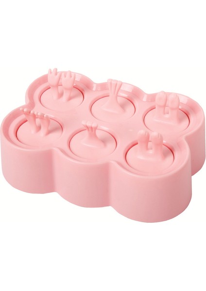 Pembe Bir Stil Silikon Dondurma Kalıbı Popsicle Kalıpları Kapaklı Kendi Yapımı Dondurma Çubuğu Kalıbı Dondurmalı Popsicle Dondurmalı Dondurma Çubuğu Yapma Kalıbı (Yurt Dışından)