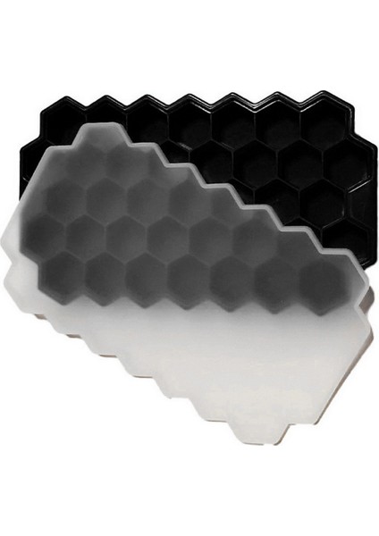 Kapak Stili ile Siyah Silikon Buz Küpü Kalıp Tepsisi Kapağı ile Balpeteği Dondurma Makineleri Soğutucular Magnum Buz Kalıbı Çikolata Kek Içecek Ev Aletleri (Yurt Dışından)