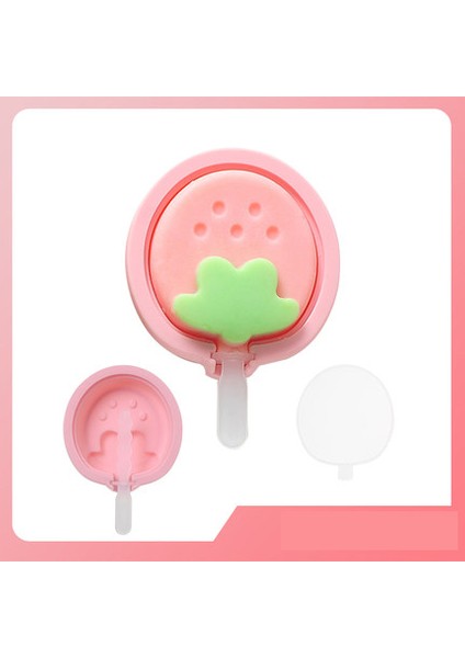 No.4 Tarzı Silikon Dondurma Kalıbı Buz Küpü Tepsi Popsicle Varil Kendin Yap Kalıp Tatlı Dondurma Kalıbı ile Popsicle Çubuğu (Yurt Dışından)