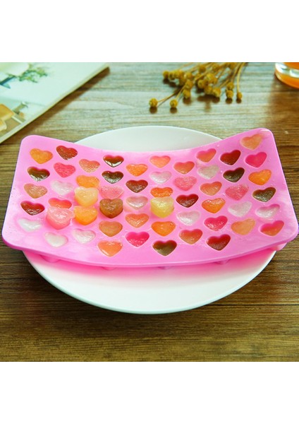 Pembe Tarzı 55 Kafes Kalp Şekilli Dondurma Tepsisi Sevimli Kendin Yap Silikon Dondurma Yapıcı Çikolata Pişirme Şeker Sabun Kalıp Mutfak Pişirme Aracı (Yurt Dışından) fiyatları