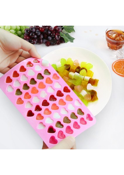 Pembe Tarzı 55 Kafes Kalp Şekilli Dondurma Tepsisi Sevimli Kendin Yap Silikon Dondurma Yapıcı Çikolata Pişirme Şeker Sabun Kalıp Mutfak Pişirme Aracı (Yurt Dışından) modelleri