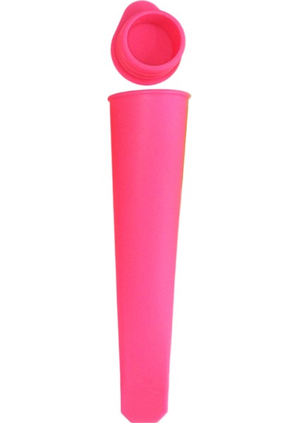 Gül Kırmızı Tarzı Renkli Silikon Pop Buz Kalıbı Muz Popsicles Kalıpları Kapaklı Kendin Yap Dondurma Jöle Lolipop - Dondurma Makinesi Için (Yurt Dışından)