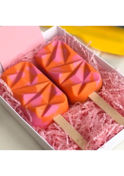 Klasik Tarz 4 Hücreli Silikon Dondurma Kalıbı Buz Küpü Tepsisi Yapıcı Tatlı Pastacılık Dondurucu Dıy Krem Kalıpları Sopa Kalıbı Ile (Yurt Dışından) indirimleri