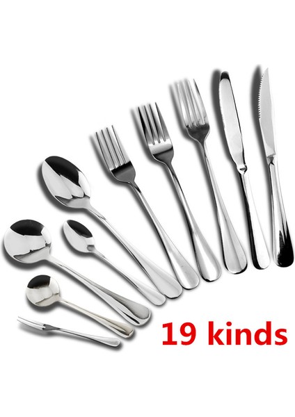 Tür 10 Tarzı 1 Adet Batı Yemeği Paslanmaz Çelik Çatal Bıçak Kaşık Çatal Takımı Sofra Takımı Yemek Takımı Mutfak Steak Bıçakları (Yurt Dışından) fiyatları