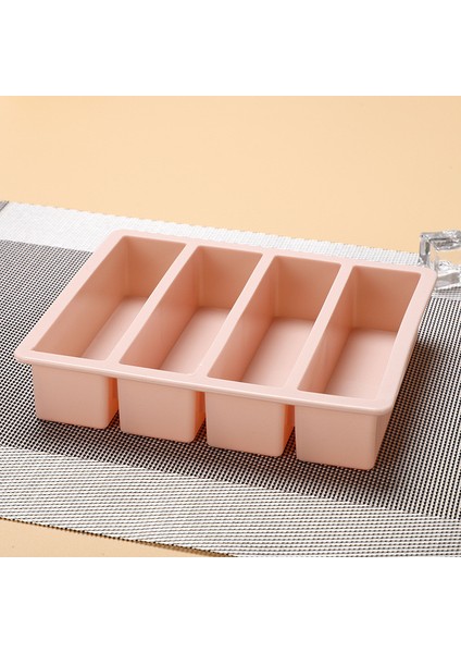 Pembe Stil Silikon Kapaklı Buz Kalıbı, Uzun Buz Makinesi ve Cömert Buz Kalıbı Tekrar Kullanılabilir, Bpa-Yok - E-Ticaret Başlığı (Yurt Dışından)