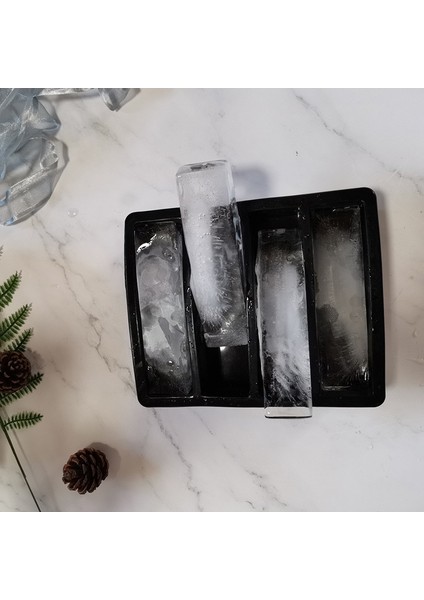 Pembe Stil Silikon Kapaklı Buz Kalıbı, Uzun Buz Makinesi ve Cömert Buz Kalıbı Tekrar Kullanılabilir, Bpa-Yok - E-Ticaret Başlığı (Yurt Dışından) modelleri