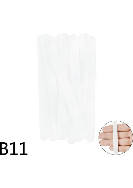 B11-10 Adet Tarzı Evde Çocuklar Için Dondurma Çubukları Yapımı Için Şeffaf Renkli Akrilik Pop Popsicle Çubukları Popsicle Kalıbı Malzemeleri Hawaii Partisi (Yurt Dışından)