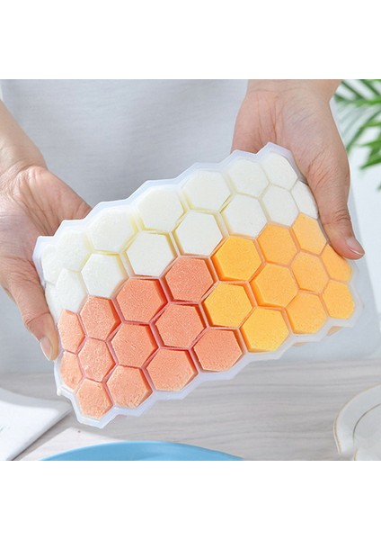 Kapak Tarzı ile Mor Silikon Buz Küpü Kalıp Tepsisi Kapağı ile Balpeteği Dondurma Makineleri Soğutucular Magnum Buz Kalıbı Çikolata Kek Içecek Ev Aletleri (Yurt Dışından) indirimleri