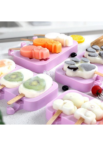 Dondurma Kalıbı 7 Stili Dondurma Kalıpları, Silikon Dondurma Çubuğu Kalıpları Kek, Kendin Yap Dondurma Kalıbı Popsicle Buz Kalıbı Popsicle Varil Yapıcı Kalıp (Yurt Dışından) modelleri