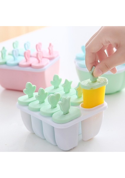 Bir Stil Hücreler Popsicle Kalıpları Mutfak Araçları Dondurma Araçları Gıda Kalitesinde Dondurma Kalıbı Kendin Yap Dondurma Makinesi Tatlı Kalıpları (Yurt Dışından)