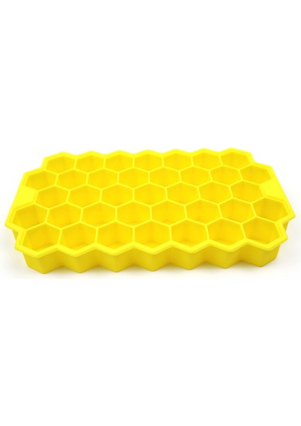 Sarı Stil 8.1x4.7x0.9 Inç 37 Izgara Silikon Meyve Dondurma Kalıbı Kare Şekilli Mutfak Aksesuarları Ice Cubes Tepsi Dıy Yaratıcı Küçük Buz Yapıcı (Yurt Dışından)
