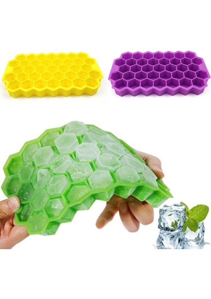 Sarı Stil 8.1x4.7x0.9 Inç 37 Izgara Silikon Meyve Dondurma Kalıbı Kare Şekilli Mutfak Aksesuarları Ice Cubes Tepsi Dıy Yaratıcı Küçük Buz Yapıcı (Yurt Dışından) indirimleri