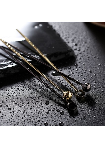 B1 Stili Paslanmaz Çelik Meyve Çatalı Japon Tarzı Ev Iki Dişli Pasta Tatlı Çatalı Minimalist Kokteyl Minderleri (Yurt Dışından) indirimleri