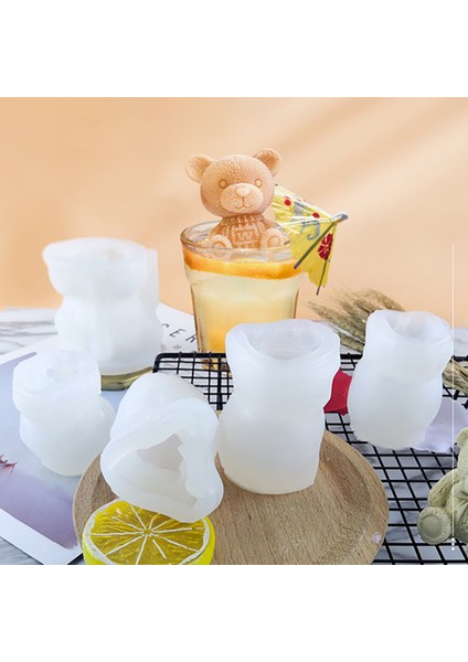 Taktik Köpek Stili 3D Silikon Kalıp Yapışmaz Mutfak Malzemeleri Köpek Şekilli Kalıp Tepsi Beyaz Küçük Ayı Dondurma Küpü Yapıcı Kendin Yap Fırın Araçları (Yurt Dışından) modelleri