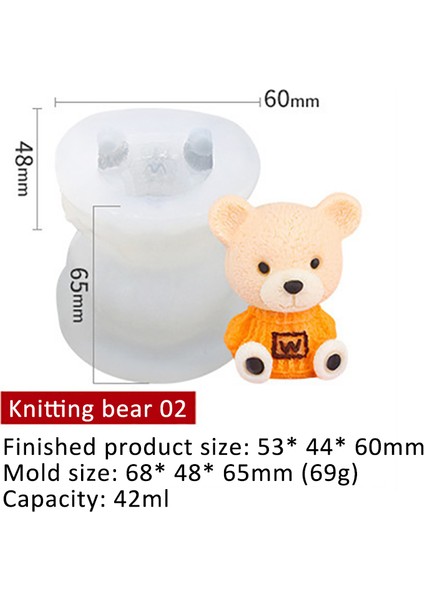 Taktik Köpek Stili 3D Silikon Kalıp Yapışmaz Mutfak Malzemeleri Köpek Şekilli Kalıp Tepsi Beyaz Küçük Ayı Dondurma Küpü Yapıcı Kendin Yap Fırın Araçları (Yurt Dışından) fırsatları