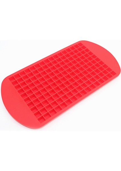 Kırmızı Stil Gıda Sınıfı Silikon Buz Kalıbı 160 Izgaralı Buz Küpü Kalıbı Dıy Küp Küçük Kare Kalıp Buz Yapıcı Mutfak (Yurt Dışından)