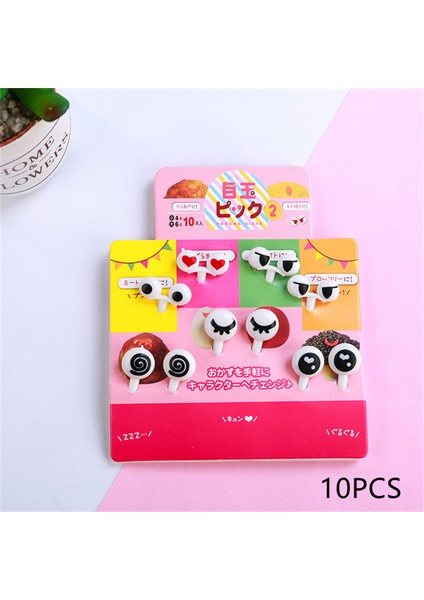 No.2 Tarzı Hayvan Meyve Çatalı Mini Karikatür Çocuk Atıştırmalık Kek Tatlı Gıda Meyve Seçici Kürdan Öğle Parti Dekor Çatal Aksesuarları (Yurt Dışından)