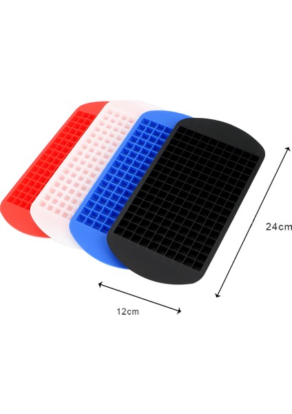 Siyah Stil 160 Izgara 1x1 cm Silikon Meyve Dondurma Küpü Yapıcı Kendin Yap Yaratıcı Küçük Dondurma Kalıbı Kare Şekil Mutfak Aksesuarları (Yurt Dışından) fırsatları