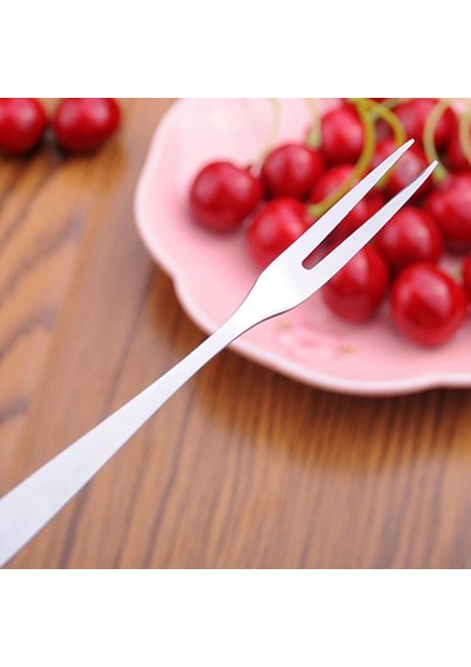 4 Adet Tarzı Paslanmaz Çelik Batı Sofra Meyve Çatalı Imza Küçük Çatal Pasta Tatlı Meyve Çatalı Mutfak Aksesuarı (Yurt Dışından) modelleri