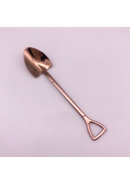 Kaşık-Rosegold Tarzı Yaratıcı Tatlı Kaşığı Paslanmaz Çelik Kahve Karıştırma Kaşığı Kürek Çatal Meyve Çatalı Gül Altın Paslanmaz Çelik Meyve Çatalı (Yurt Dışından)