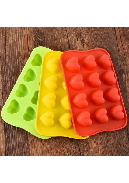 Yıldız Stili 12 Izgara Silikon Çikolata Kalıbı Tepsi Yaratıcı Yıldızkalpyuvarlakkare Şekilli Buz Küpü Pasta Dekorasyon Kalıbı (Yurt Dışından) modelleri