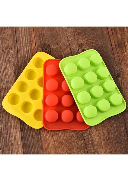 Yıldız Stili 12 Izgara Silikon Çikolata Kalıbı Tepsi Yaratıcı Yıldızkalpyuvarlakkare Şekilli Buz Küpü Pasta Dekorasyon Kalıbı (Yurt Dışından) fırsatları