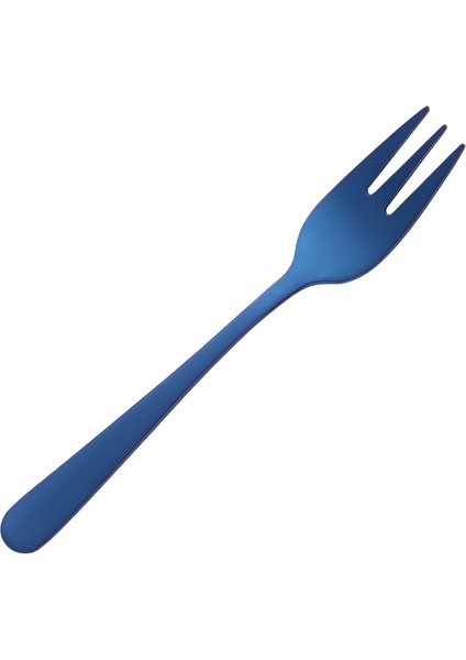 Mavi Stil 6 Parça Çay Çatalı Seti Paslanmaz Çelik Meyve Çatalı Seti Gökkuşağı Tatlı Çatalı Kek Atıştırmalık Altın Küçük Salata Çatalı Yemek Takımı (Yurt Dışından)
