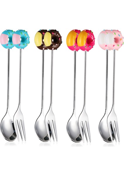 No.7 Tarzı 1 Pc Mini Tatlı Kaşığı Paslanmaz Çelik Kaşık Çatal Dondurma Kahve Karıştırıcı Kaşık Çay Kaşığı Meyve Çatalı Mutfak Yemek Takımı (Yurt Dışından) fırsatları