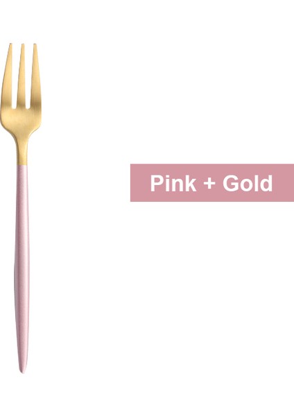 Pembe Altın 1 Adet Tarzı 1 Adet Meyve Çatalı Paslanmaz Çelik Kek Çatalı Siyah Altın Renkli Çeşitli Çay Çatalı Yemek Takımı Salyangoz Çatalı Otel Parti Restoran (Yurt Dışından)